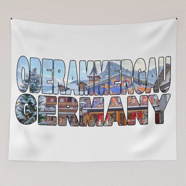 Item preview, OBERAMMERGAU - Bavaria Germany Alpine Christmas designed and sold by Adam Gormley.