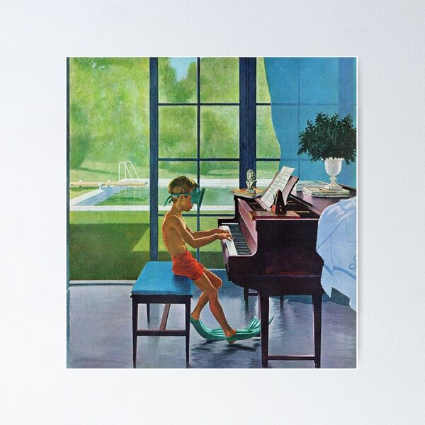 Item preview, Poolside Piano Practice  designed and sold by amberliepiterso.