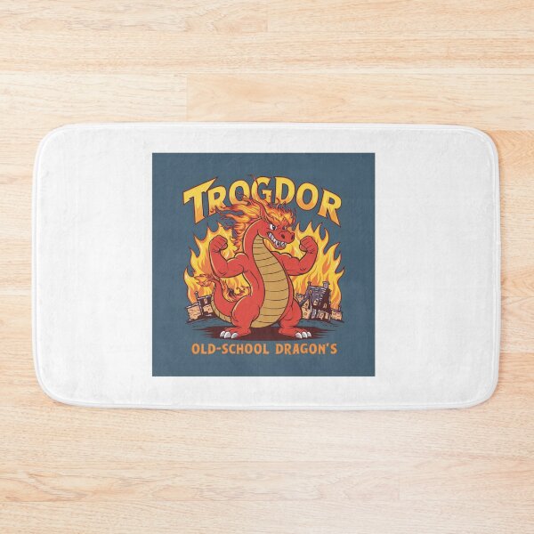 Item preview, Trogdor the Burninator - Fiery Nostalgic Cartoon Dragon designed and sold by Colorful-Garden.