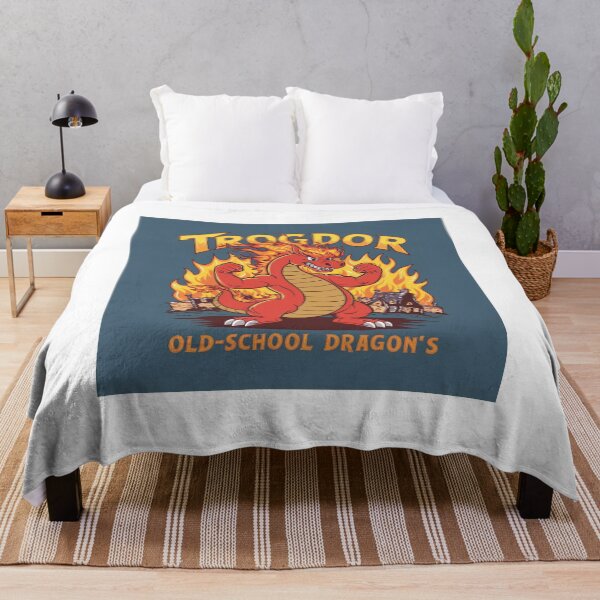 Item preview, Trogdor the Burninator - Fiery Nostalgic Cartoon Dragon designed and sold by Colorful-Garden.