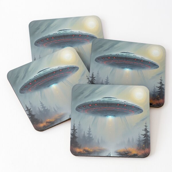 Item preview, UFO over Road designed and sold by roswellboutique.