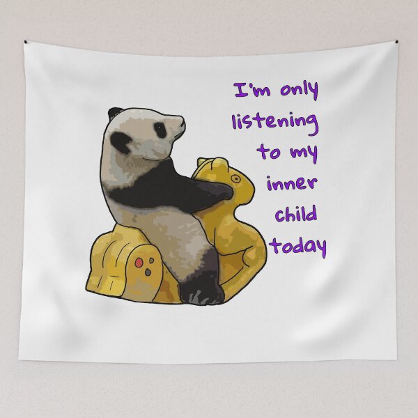 Item preview, Inner Child Panda designed and sold by UnderbiteShop.