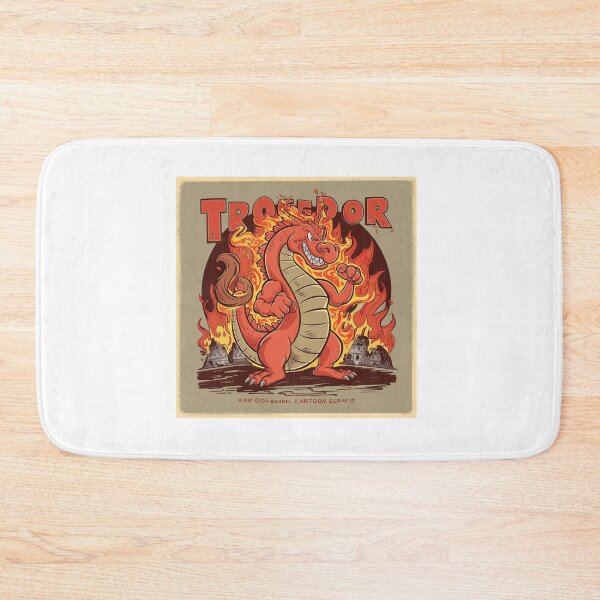 Item preview, Trogdor the Burninator - Fiery Nostalgic Cartoon Dragon designed and sold by Colorful-Garden.