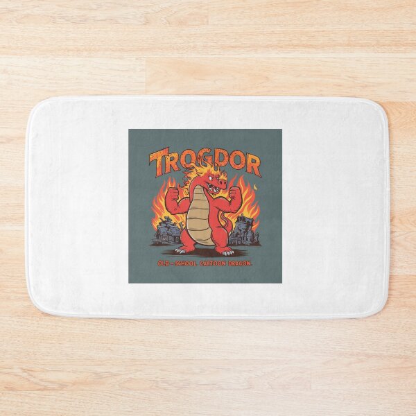 Item preview, Trogdor the Burninator - Fiery Nostalgic Cartoon Dragon designed and sold by Colorful-Garden.