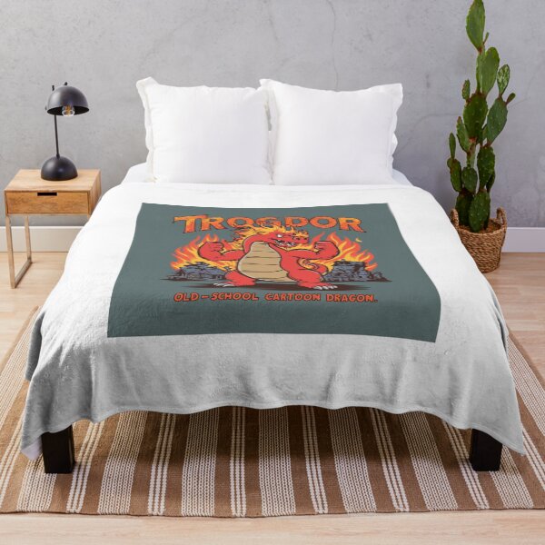 Item preview, Trogdor the Burninator - Fiery Nostalgic Cartoon Dragon designed and sold by Colorful-Garden.