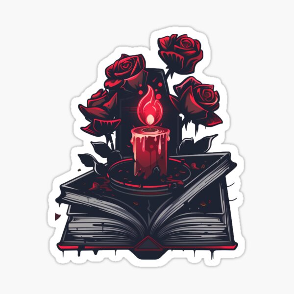 Item preview, Dark Romance Book & Candle designed and sold by Texoid.