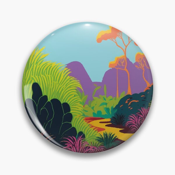 Item preview, Vibrant Jungle Forest Illustration designed and sold by 21 Dragonflies.