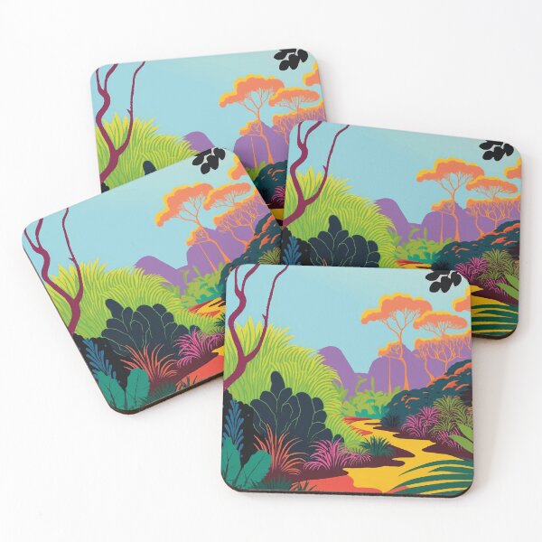 Item preview, Vibrant Jungle Forest Illustration designed and sold by 21 Dragonflies.