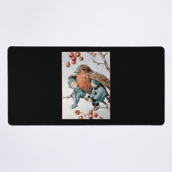 Item preview, 416 Christmas Elves Sheltering With A Robin - Margaret Tarrant	 designed and sold by gdmbgttepbl32.