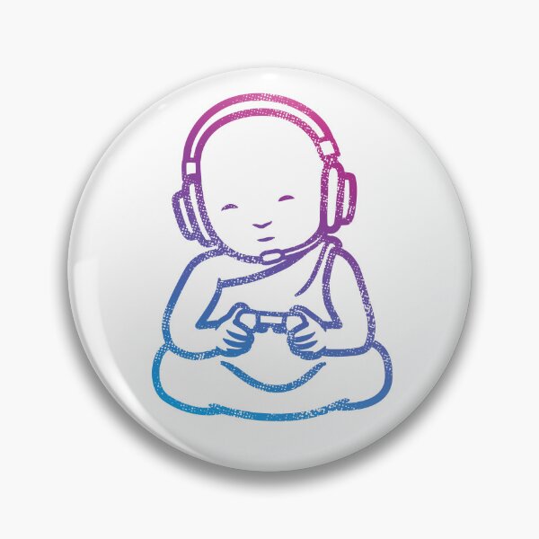 Item preview, Buddha Headphones Gamer - Buddhist Monk Video Games designed and sold by propellerhead.
