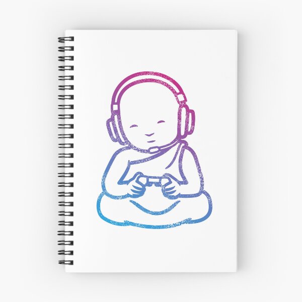 Item preview, Buddha Headphones Gamer - Buddhist Monk Video Games designed and sold by propellerhead.