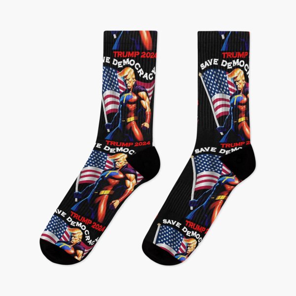 Item preview, Trump Save Democracy (Superhero) 1B designed and sold by Warih.