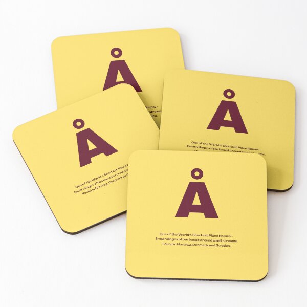 Item preview, Å - One of the World's Shortest Placenames - Found in Many Places in Sweden, Norway and Denmark designed and sold by Artmugic.