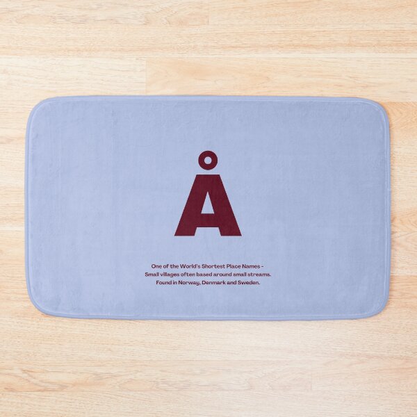 Item preview, Å - One of the World's Shortest Placenames - Found in Many Places in Sweden, Norway and Denmark designed and sold by Artmugic.