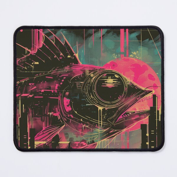 Item preview, Cyberpunk City Fish designed and sold by WaveVisions.