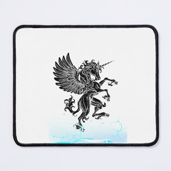 Item preview, Black-Winged Unicorn T-Shirt - Embrace the Power of Mythical Majesty designed and sold by Aqmean.