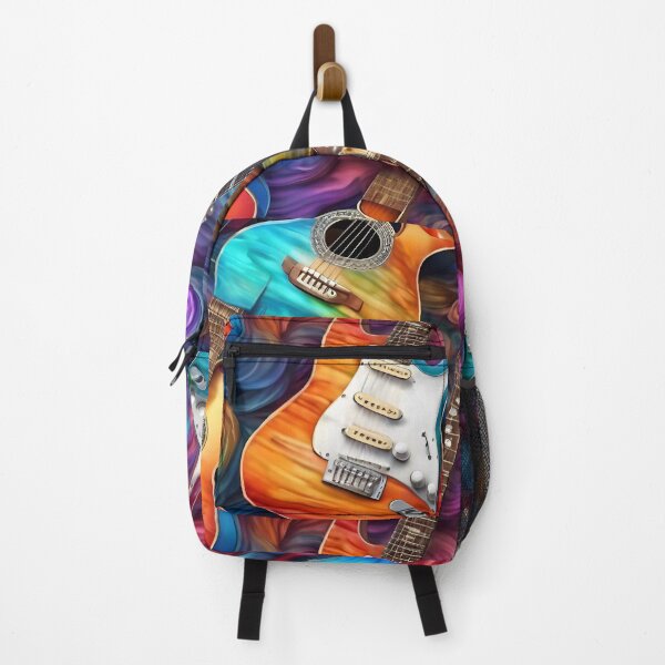 Item preview, Spectacular Colorful Guitar Pattern  designed and sold by DigiDreamyArt.