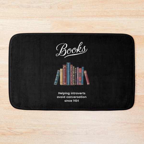 Item preview, Books helping introverts avoid conversation designed and sold by HeadTurningArt.