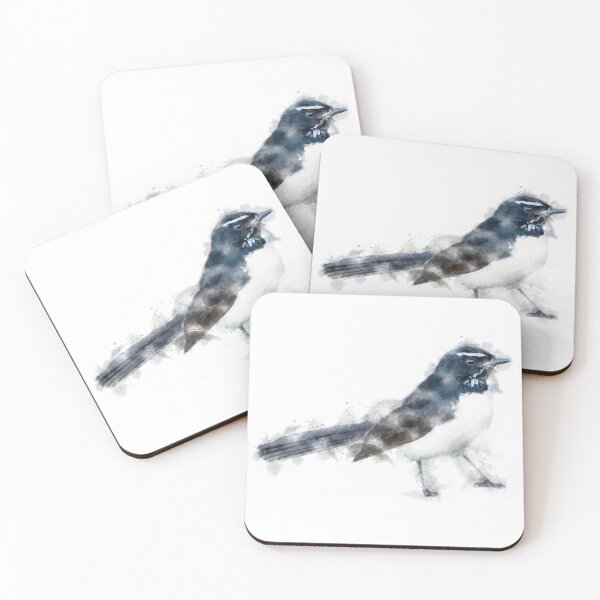 Item preview, Willie Wagtail Artwork designed and sold by Typeglyphs.