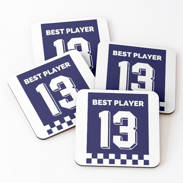 Item preview, Unisex Sports Apparel - 'Best Player 13' Blue Colour custom Design designed and sold by Designer-Haven.