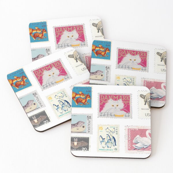 Item preview, Vintage Stamp Stickers designed and sold by desirepaths.