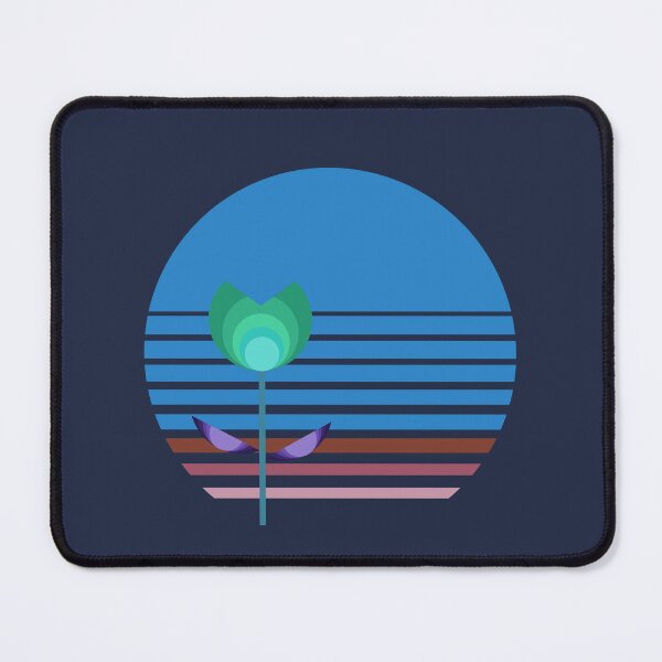 Item preview, Coastal Style Bauhaus Inspired Retro Sunset Flower 3 of 4 designed and sold by Beachy.