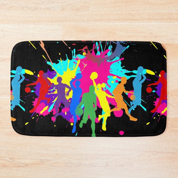 Item preview, Basketball Colorful Ink Form designed and sold by AbeeRedB.