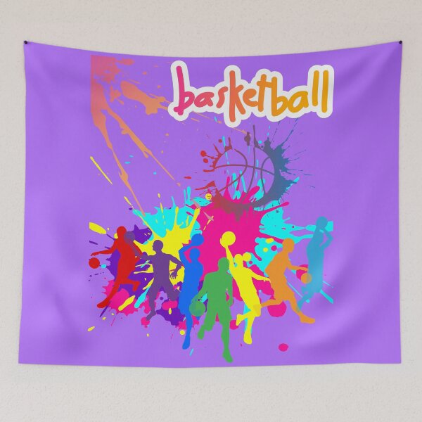 Item preview, Basketball Colorful Ink Form designed and sold by AbeeRedB.