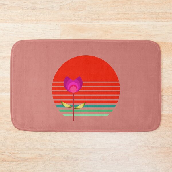 Item preview, Coastal Style Bauhaus Inspired Retro Sunset Flower 4 of 4 designed and sold by Beachy.