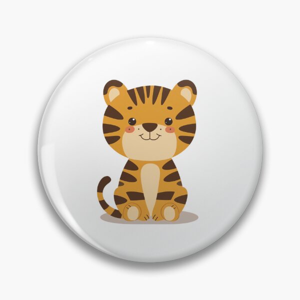 Item preview, Adorable Korean Tiger Cartoon - Minimalistic Thin Line Design designed and sold by zax454.