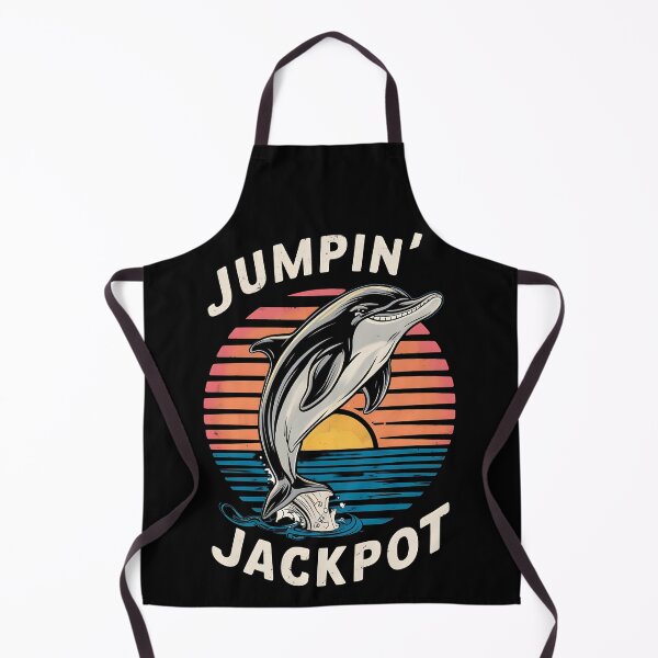 Item preview, Casino Gambling Dolphin Jackpot designed and sold by SloganExpress.