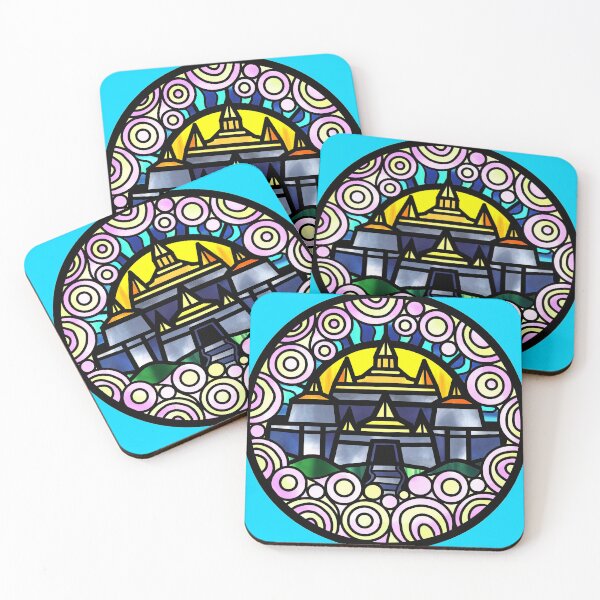 Item preview, Colorful Prairie Temple designed and sold by Kentrospective Designs.