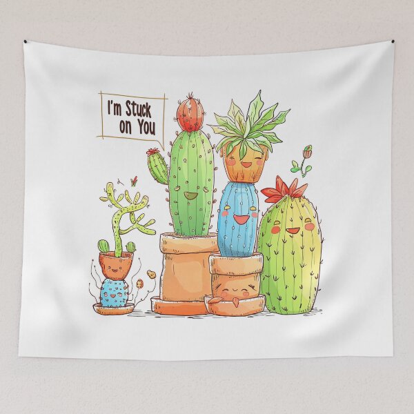 Item preview, Stuck on You: Cactus Companions designed and sold by kjon88.