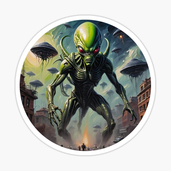 Item preview, Alien Invasion City designed and sold by roswellboutique.