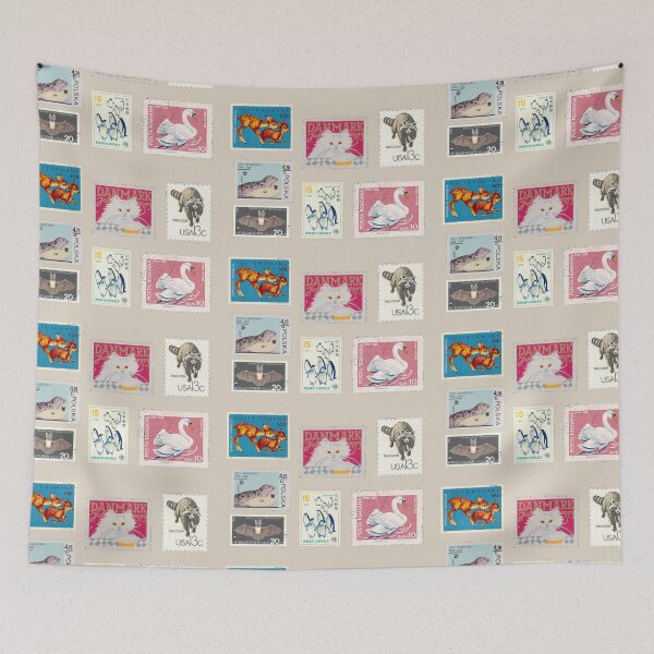 Item preview, Vintage Stamp Stickers designed and sold by desirepaths.