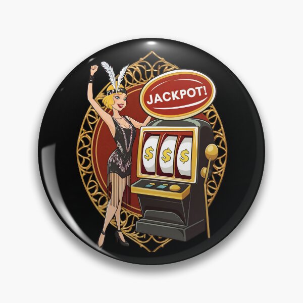 Item preview, Casino Gambling Jackpot Flapper Girl designed and sold by SloganExpress.