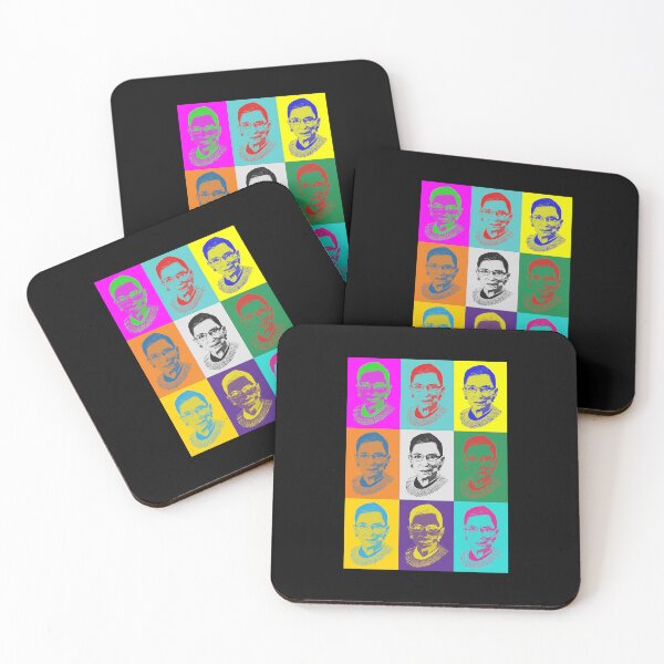 Item preview, Warhol Style Pop Art Notorious RGB - When There Are Nine - Feminist Activist Icon designed and sold by Amanda Lucas.