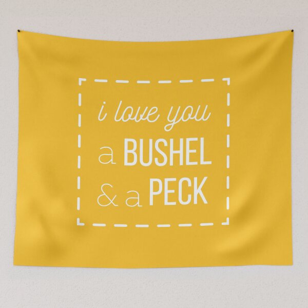 Item preview, I Love You a Bushel & A Peck designed and sold by tmachtan.