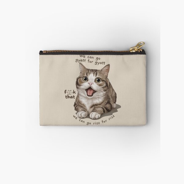 Item preview, we can go gyatt for gyatt we can go rizz for rizz cute cat meme designed and sold by digilabs.