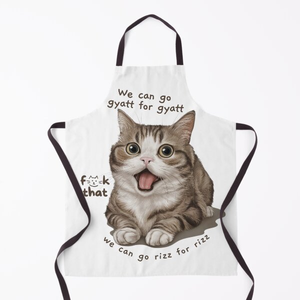 Item preview, we can go gyatt for gyatt we can go rizz for rizz cute cat meme designed and sold by digilabs.