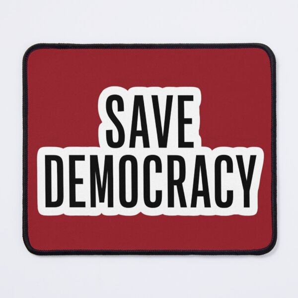 Item preview, SAVE DEMOCRACY STICKER designed and sold by Tape2Sticker.