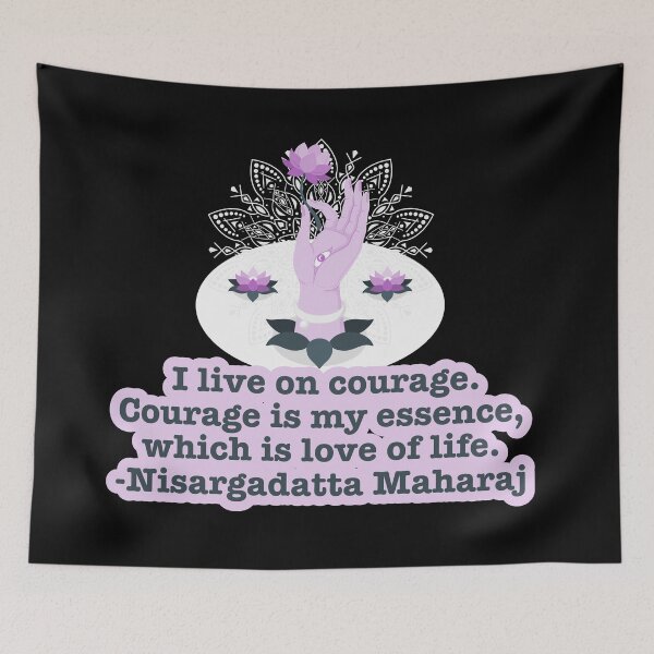 Item preview, I live on courage. Courage is my essence, which is love of life. designed and sold by niks1351.