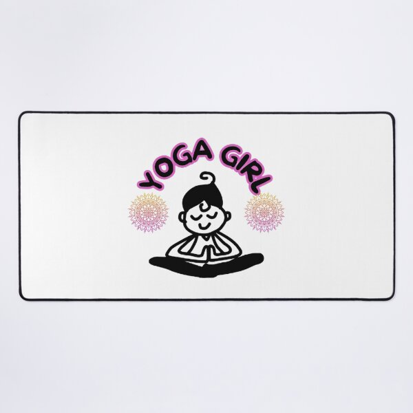 Item preview, YOGA GIRL WITH MANDALAS RELAX CONCEPT designed and sold by lunacoco81.