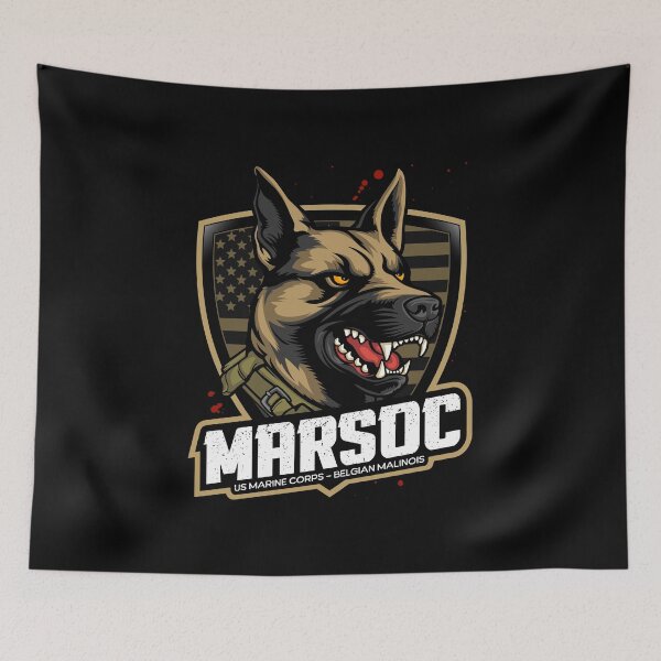 Item preview, US Marine Corps - Belgian Malinois designed and sold by GarmentMonkeyCo.