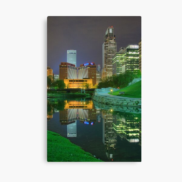Spring Night-Omaha Canvas Print