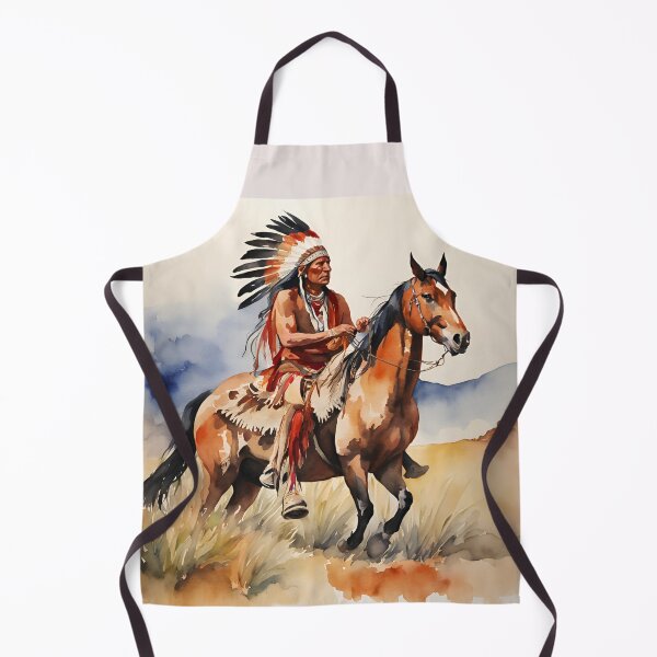 Artikelvorschau, Häuptling der Indianer zu Pferd entworfen und verkauft von Ann-Marle.