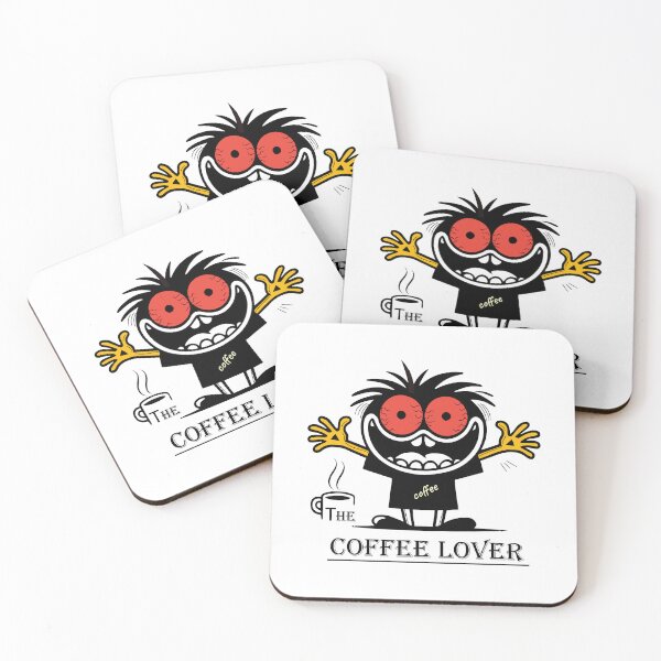 Item preview,  The Coffee Lover: An Exciting Cartoon Design for Coffee Enthusiasts designed and sold by KARTICK DUTTA.
