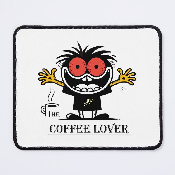 Item preview, The Coffee Lover: An Exciting Cartoon Design for Coffee Enthusiasts designed and sold by KARTICK DUTTA.