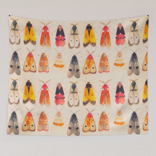 Item preview, Moths on the Wall designed and sold by Artlizzard.