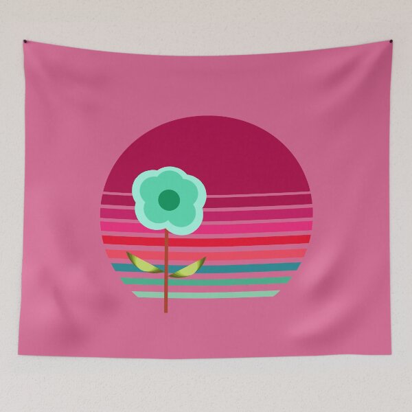 Item preview, Bauhaus Movement Style Bauhaus Inspired Coastal Flower 2 of 4 designed and sold by Beachy.
